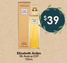 5th Avenue Edp 125ml offers at $39 in Soul Pattinson Chemist