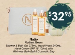 Natio Radiant Beam offers at $32.95 in Soul Pattinson Chemist
