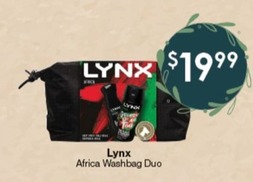Africa Washbag Duo offers at $19.99 in Soul Pattinson Chemist