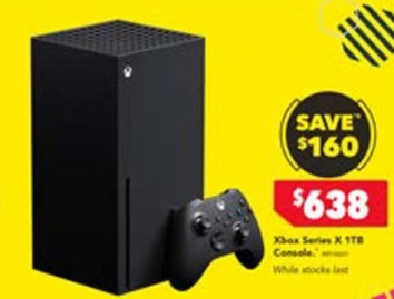 Series X 1tb Console offers at $638 in Harvey Norman