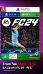 Ea Sports Fc 24-ps5 offers at $44 in Harvey Norman