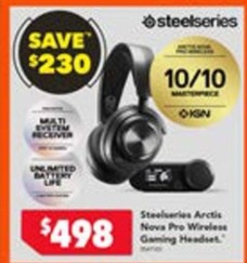 Steelseries Arctis Nova Pro Wireless Gaming Headset offers at $498 in Harvey Norman