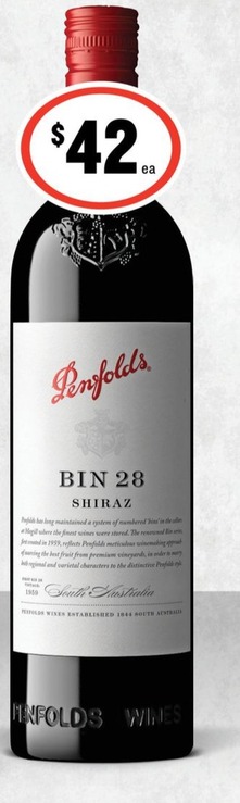 Penfolds Bin 28 Shiraz 750ml offers at $42 in IGA Liquor