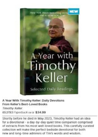 A Year With Timothy Keller offers at $34.99 in Koorong