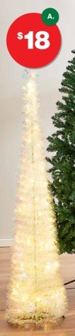 Pop-Up Light-Up Iridescent Tree 150cm  offers at $18 in The Reject Shop