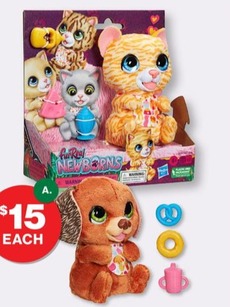 FurReal Newborn Assorted offers at $15 in The Reject Shop