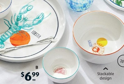 Seafood Dinnerware Assortment offers at $6.99 in ALDI