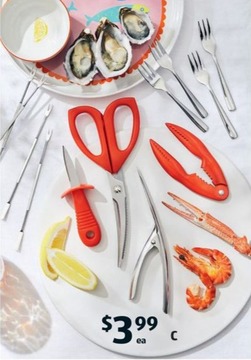 Seafood Kitchen Gadgets offers at $3.99 in ALDI