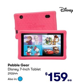 Pebble Gear Disney 7-Inch Tablet offers at $159 in BIG W