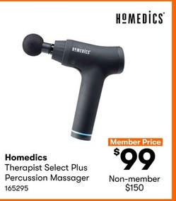 Homedics Therapist Select Plus Percussion Massager offers at $99 in BIG W