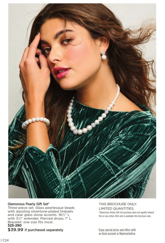 Glamorous Pearly Gift Set* offers at $39.99 in Avon