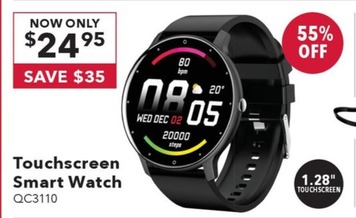 Touchscreen Smart Watch offers at $24.95 in Jaycar Electronics