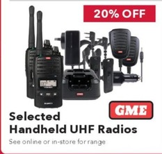 Selected Handheld Uhf Radios offers in Jaycar Electronics
