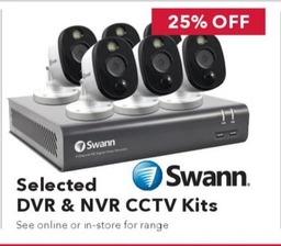 Selected Dvr & Nvr Cctv Kits offers in Jaycar Electronics