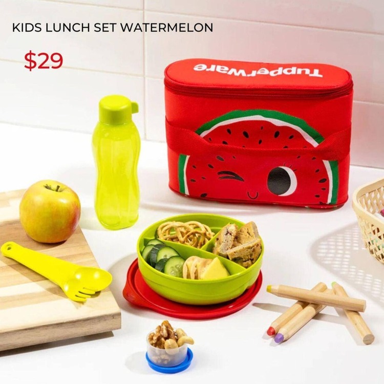 Kids Lunch Set Watermelon offers in Tupperware