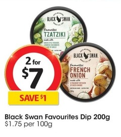 Black Swan Favourites Dip 200g offers at $7 in Coles