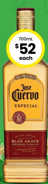Jose Cuervo Especial Reposado Tequila offers at $52 in The Bottle-O