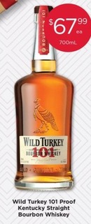 Wild Turkey 101 Proof Kentucky Straight Bourbon Whiskey offers at $67.99 in Porters