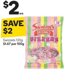 Swizzels 120g offers at $2 in Woolworths