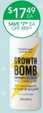 Growth Bomb Hair Growth Spray 185ml offers at $17.49 in TerryWhite Chemmart