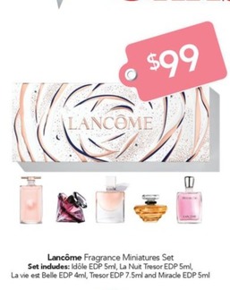 Lancome Fragrance Miniatures Set offers at $99 in TerryWhite Chemmart