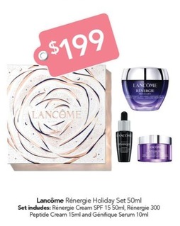 Lancome Renergie Holiday Set 50ml offers at $199 in TerryWhite Chemmart