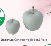 Emporium Concrete Apple Set 2 Pieces offers at $19.95 in TerryWhite Chemmart