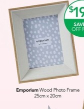 Emporium Wood Photo Frame 25cm x 20cm offers at $19.95 in TerryWhite Chemmart
