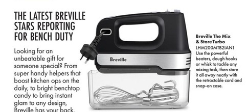 Breville The Mix & StoreTurbo offers in The Good Guys