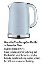 Breville The TempSet Kettle – Powder Blue offers in The Good Guys