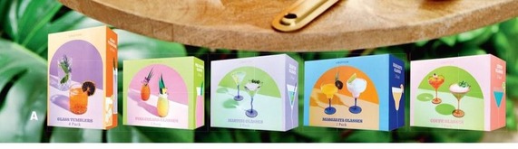 Cocktail Glasses Gift Sets offers at $8.99 in ALDI