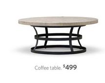 Coffee Table offers at $499 in Focus On Furniture