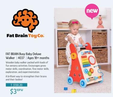 Fat Brain Busy Baby Deluxe Walker offers at $3.1 in Chrisco