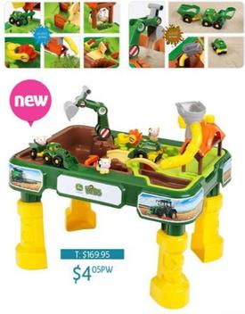 John Deere Farm - Sand & Water 2-in-1 Playn Table offers at $4.05 in Chrisco