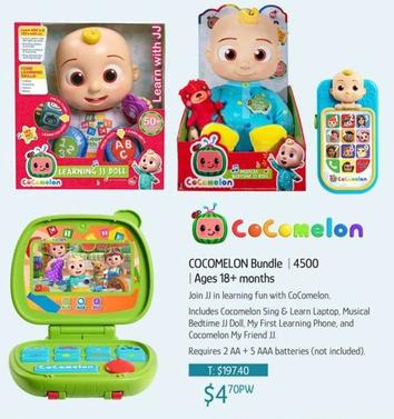 Cocomelon Bundle | 4500 | Ages 18+ Months offers at $4.7 in Chrisco