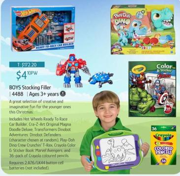 Boys Stocking Filler | 4488 | Ages 3+ Years offers at $4.1 in Chrisco
