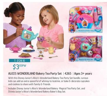 Disney - Alices Wonderland Bakery Tea Party Set offers at $3.05 in Chrisco
