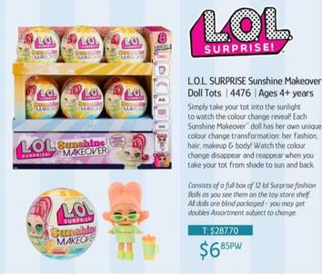 Dolls offers at $6.85 in Chrisco