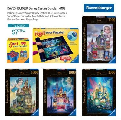 Ravesnburger Disney Castles Bundle | 4102 offers at $7.75 in Chrisco