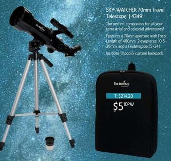Sky-watcher 70mm Travel Telescope | 4349 offers at $5.1 in Chrisco
