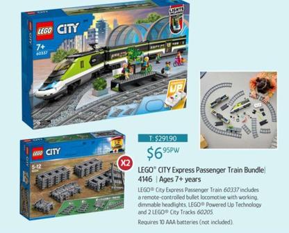 Lego - City Express Passenger Train Bundle offers at $6.95 in Chrisco