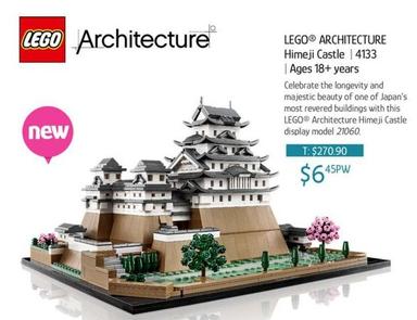 Lego - Architecture Himeji Castle offers at $6.45 in Chrisco