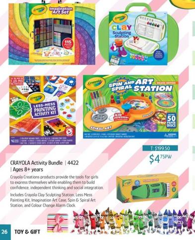 Crayola - Activity Bundle offers at $4.75 in Chrisco