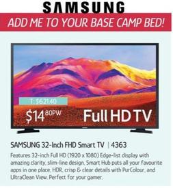 Samsung - 32-inch Fhd Smart Tv | 4363 offers at $14.8 in Chrisco