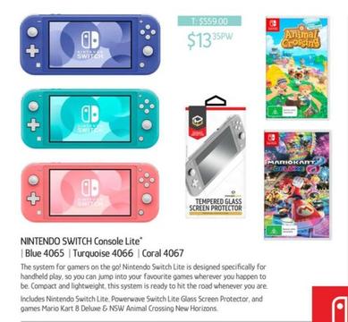 Nintendo - Switch Console Lite offers at $13.35 in Chrisco
