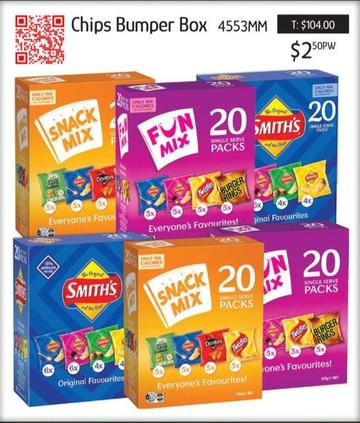 Chips Bumper Box offers at $2.5 in Chrisco
