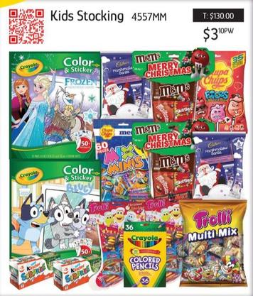 Kids Stocking offers at $3.1 in Chrisco