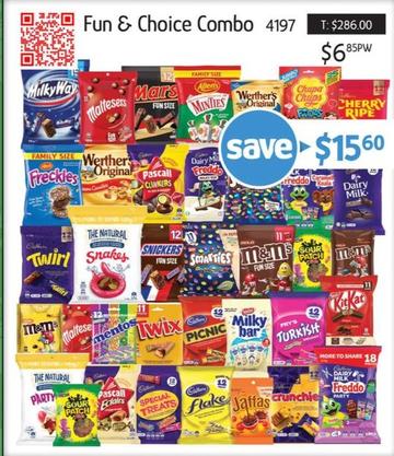 Fun & Choice Combo offers at $6.85 in Chrisco