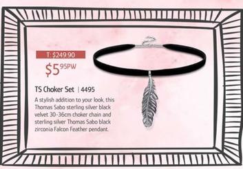 Ts Choker Set offers at $5.95 in Chrisco