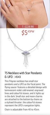 Star - Ts Necklace With Pendants offers at $5.45 in Chrisco
